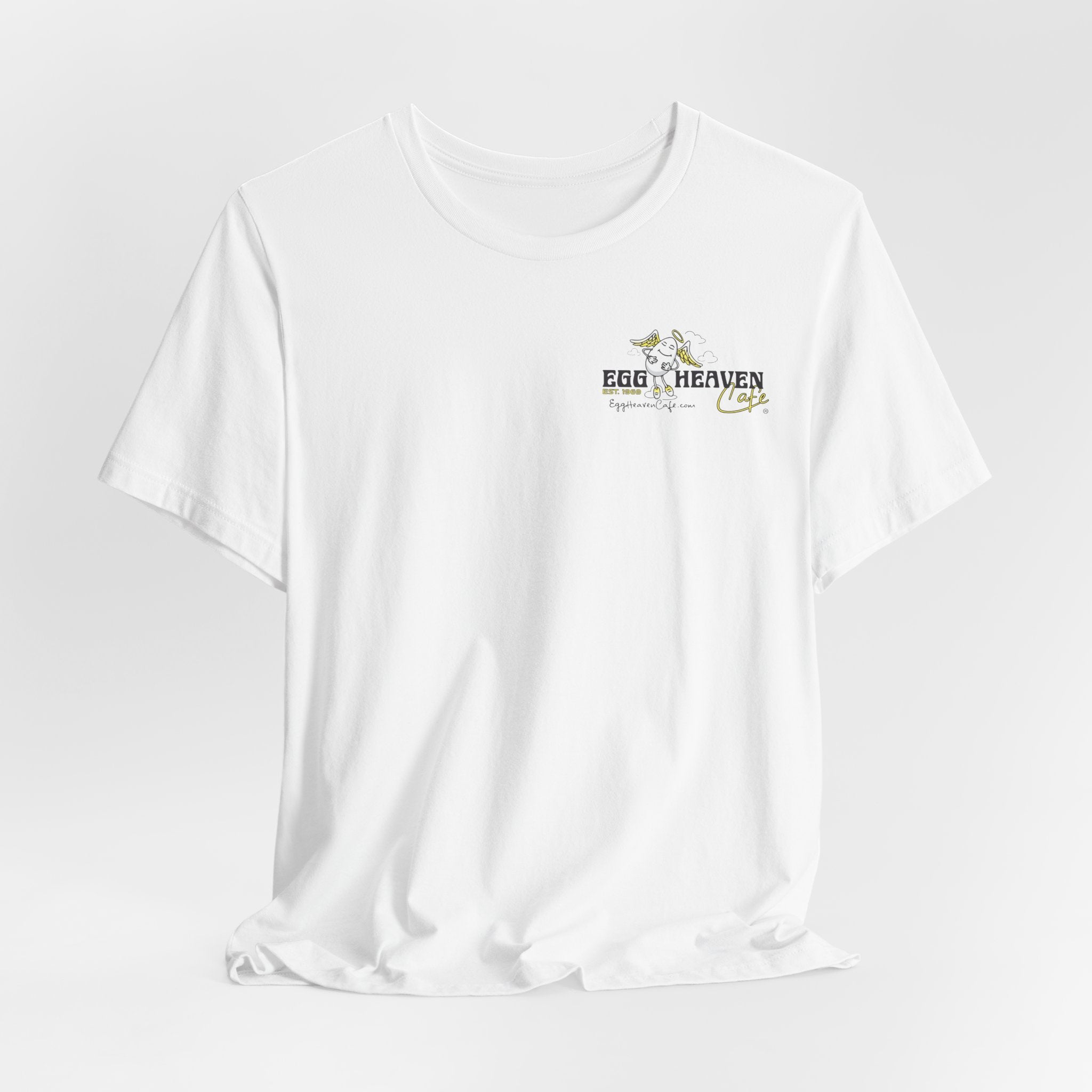 Egg Heaven Cafe Building Corner Illustration T-Shirt