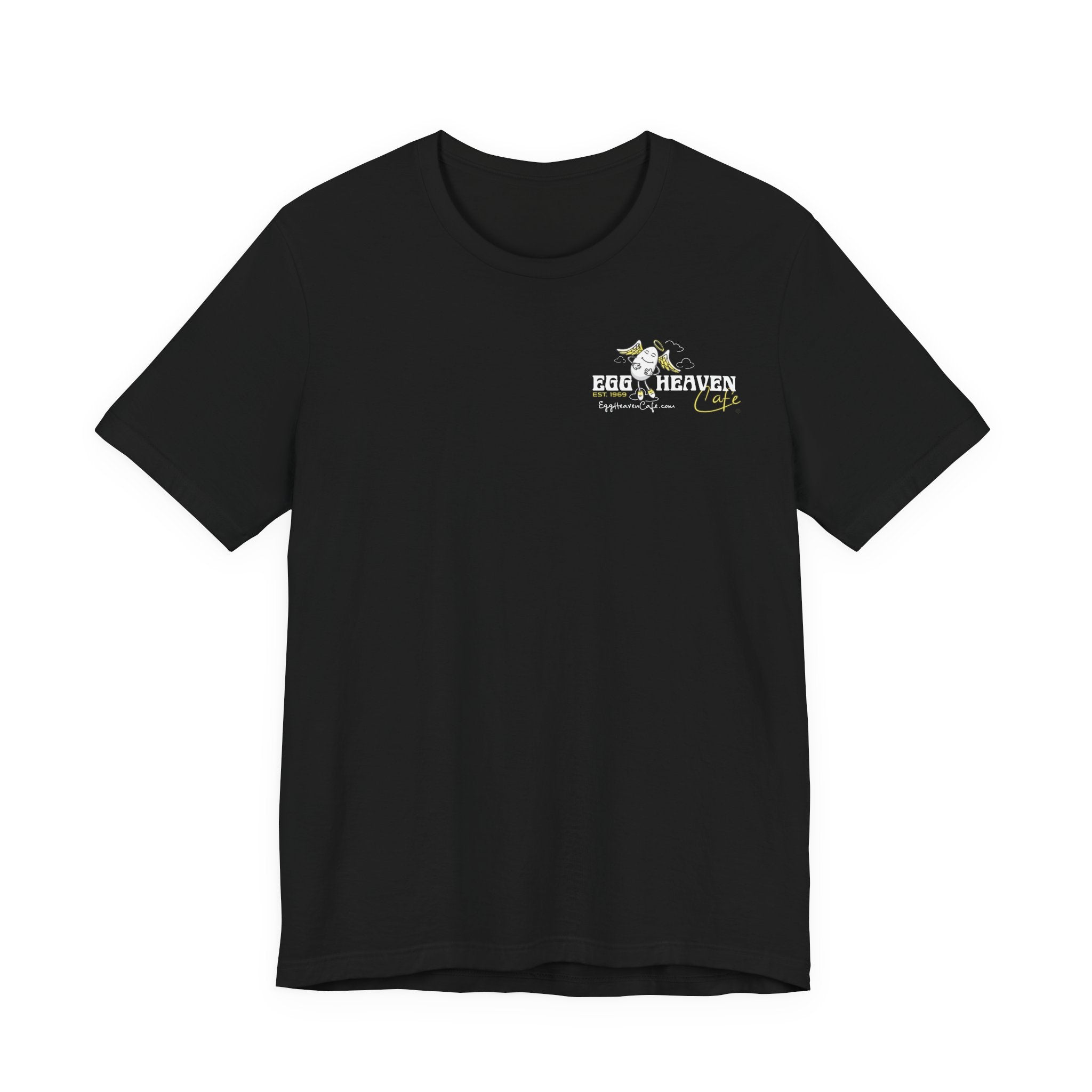 Egg Heaven Cafe Building Corner Illustration T-Shirt