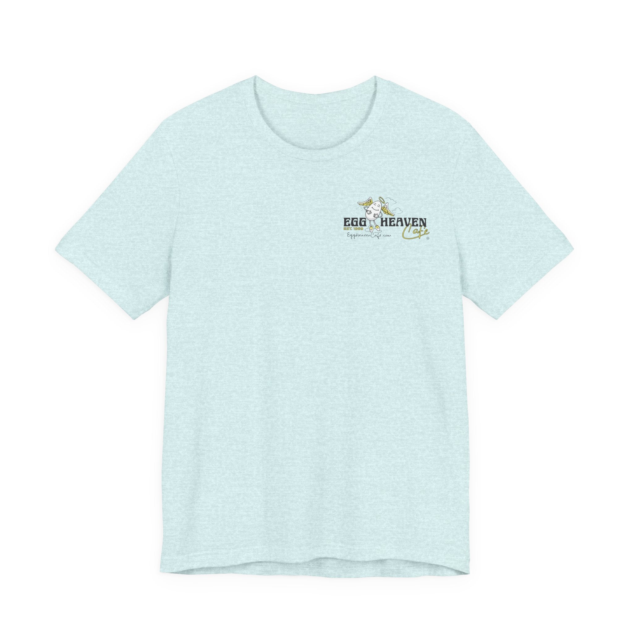Egg Heaven Cafe Building Corner Illustration T-Shirt